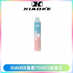 XIAOKE梟客7500Puffs跑馬燈拋棄式電子煙 可發光一次性
